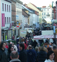 Hauptstraße Illingen beim Wurstmarkt